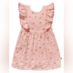 NWOT Modern Moments by Gerber Toddler Girl Ruffle Sleeve Dress, 4T